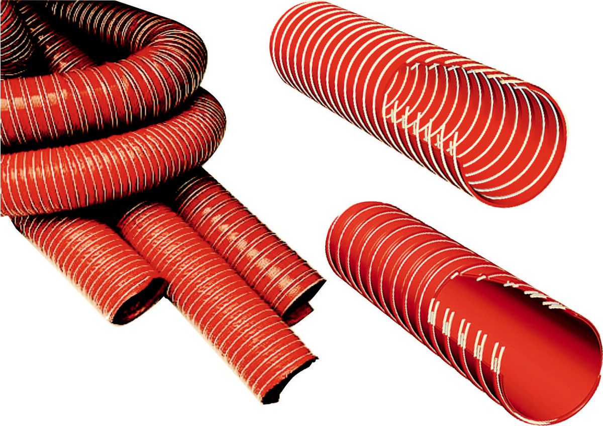 RED 1,3-1,5 Tubi flessibili ventilazione silicone alta temperatura