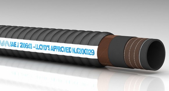 MARINE-FLEX Tubo flessibile per scarico di gas combusti e di raffreddamento degli scambiatori di calore navale