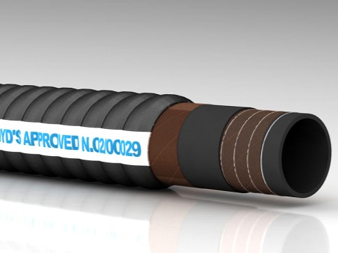 MARINE-FLEX Tubo flessibile per scarico di gas combusti e di raffreddamento degli scambiatori di calore navale